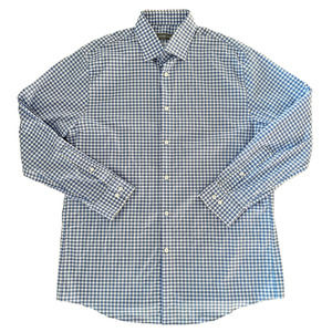 Michael Kors Airsoft Stretch Blue Dress Shirt Mens Size 16 (32/33)
